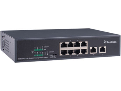 GV-APOE0810-V2T110/100/1000M PoE+対応 (15.4W 供給 / 1 PoE port) (最長250m / 転送速度10Mbps) 8ポートスイッチングハブ 1年保証㈱ＧｅｏＶｉｓｉｏｎ