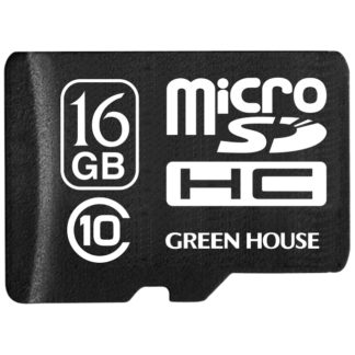 GH-SDMRHC10DA-16G<BR>microSDHCカード 16GB クラス10 +データ復旧サービス<BR>㈱グリーンハウス