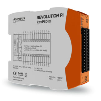 72PR100197Revolution Pi拡張用デジタル入力14点/出力14点 DIOモジュール RevPi DIOハーティング（株）