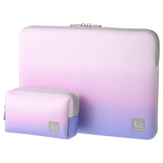 SCH-PCMP133PK<BR>Chululu（チュルル） PCインナーケース 13.3インチ＆マルチポーチ オーロラピンク<BR>ハクバ写真産業㈱