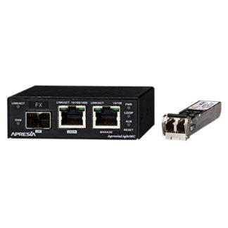 APLMCFX<BR>ApresiaLightMC-FX SNMP管理機能付メディアコンバーター 10/100/1000M、MMF2芯、最大2km伝送<BR>ＡＰＲＥＳＩＡ　Ｓｙｓｔｅｍｓ㈱