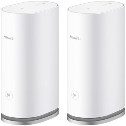 WS8100_2packHUAWEI WiFi Mesh 3 (Wi-Fi6対応/デュアルバンド/AX3000/574+2402Mbps/2個梱包_ペアリング済)華為技術日本㈱