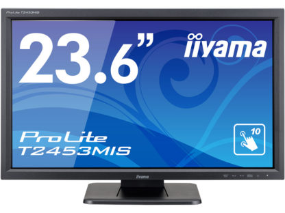 T2453MIS-B1タッチパネル液晶ディスプレイ 23.6型 / 1920x1080 / D-sub、HDMI、DisplayPort / ブラック / スピーカー：あり / フルHD / VA / 赤外線方式㈱マウスコンピューター／ｉｉｙａｍａ