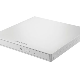 DVRP-UC8VW<BR>Type-C対応 再生・保存ソフト付きポータブルDVDドライブ ホワイト<BR>㈱アイ・オー・データ機器