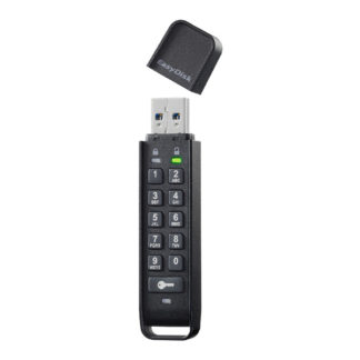 ED-HB3/64G<BR>パスワードボタン付き セキュリティUSBメモリー 64GB<BR>㈱アイ・オー・データ機器