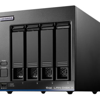 HDL4-XA8B<BR>10GbE＆マルチギガビット Linux 法人向け 4ドライブNAS 8TB （5年保証・データ復旧）<BR>㈱アイ・オー・データ機器