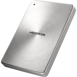 HDPX-UTA1.0S<BR>USB3.0/2.0対応 ポータブルハードディスク 「カクうす」 1.0TB シルバー<BR>㈱アイ・オー・データ機器