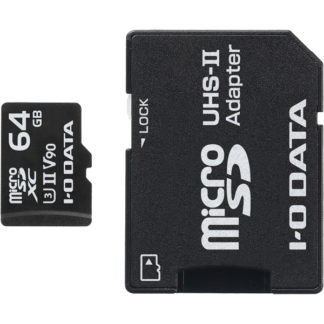 MSDU23-64GUHS-II UHS スピードクラス3対応 microSDメモリーカード 64GB㈱アイ・オー・データ機器