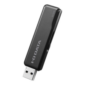 U3-STD256GR/K<BR>USB3.2 Gen 1（USB3.0）/USB2.0対応 スタンダードUSBメモリー 256GB ブラック<BR>㈱アイ・オー・データ機器