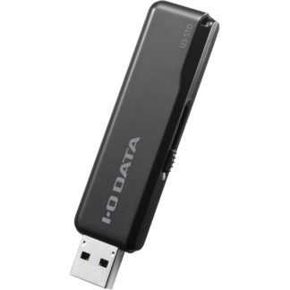 U3-STD32GR/K<BR>USB3.2 Gen 1（USB3.0）/USB2.0対応 スタンダードUSBメモリー ブラック 32GB<BR>㈱アイ・オー・データ機器