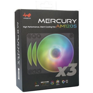 FN-AM120S-3PK<BR>【3個パック】Mercury AM120S 120mm ARGB ケースファン<BR>ｉｎ　ｗｉｎ　ｄｅｖｅｌｏｐｍｅｎｔ