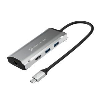 JCD392<BR>USB3.2 Gen2 4K60 6in1マルチアダプター<BR>Ｋａｉｊｅｔ　（ｊ５　ｃｒｅａｔｅ）