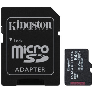 SDCIT2/64GB64GB microSDXC UHS-I Class 10 産業グレード温度対応カード + SDアダプタ付属キングストン