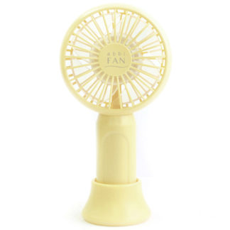 AB18622abbi Fan mini 超小型ポータブル扇風機 イエロー㈱ロア・インターナショナル