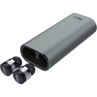 BI9314完全ワイヤレスイヤホン Beat-in Power Bank スペースグレー/Bluetoothトゥルーワイヤレスイヤホン ビートイン パワーバンク 超小型・軽量・モバイルバッテリー付き㈱ロア・インターナショナル
