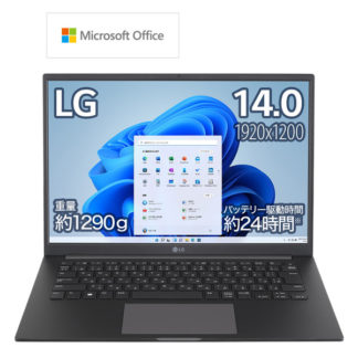 14U70Q-KA78J1LG Ultra PC [Ryzen 7 5825U/16GB/SSD・1TB/ODDなし/Windows 11 Home/Office Home & Business 2021/14.0型/重量1290g/最大24時間駆動/チャコールグレー]ＬＧ　Ｅｌｅｃｔｒｏｎｉｃｓ　Ｊａｐａｎ