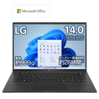 14Z90Q-KA78J1LG gram [Core i7-1260P/16GB/SSD・1TB/ODDなし/Windows 11 Home/Office Home & Business 2021/14.0型/重量999g/最大26時間駆動/オブシディアンブラック]ＬＧ　Ｅｌｅｃｔｒｏｎｉｃｓ　Ｊａｐａｎ