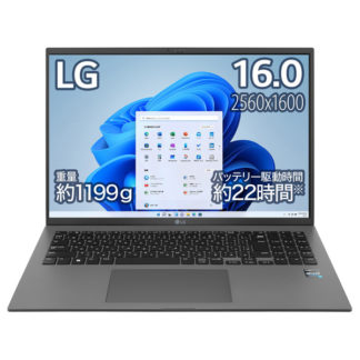 16Z90Q-KA79JLG gram [Core i7-1260P/16GB/SSD・1TB/ODDなし/Windows 11 Home/Officeなし/16.0型/重量1199g/最大22時間駆動/チャコールグレー]ＬＧ　Ｅｌｅｃｔｒｏｎｉｃｓ　Ｊａｐａｎ
