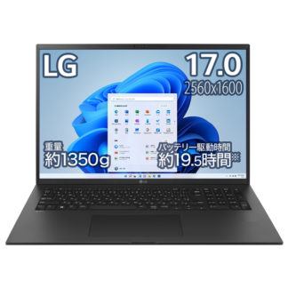 17Z90Q-KD78J1LG gram [Core i7-1260P/32GB/SSD・1TB/ODDなし/Windows 11 Home/Office Home & Business 2021/17.0型/重量1350g/最大19.5時間駆動/オブシディアンブラック]ＬＧ　Ｅｌｅｃｔｒｏｎｉｃｓ　Ｊａｐａｎ