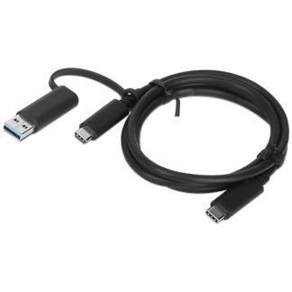 4X90U90618ハイブリッド USB Type-C/USB Type-A ケーブル(1メートル)レノボ・ジャパン（同）