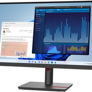 63A9GAR1JP<BR>ThinkVision T27p-30 （27型/3840×2160/DisplayPort x1、HDMI x1、USB Type-C x1/黒/スピーカーなし）<BR>レノボ・ジャパン（同）