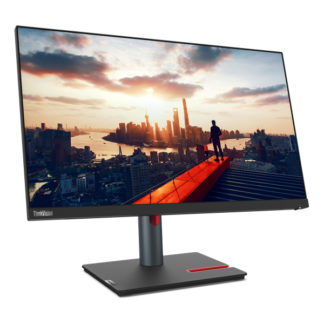 63B3GAR6JPThinkVision P24h-30 （23.8型/2560×1440/DisplayPort x2、HDMI x1、USB Type-C x1/黒/スピーカーなし）レノボ・ジャパン（同）