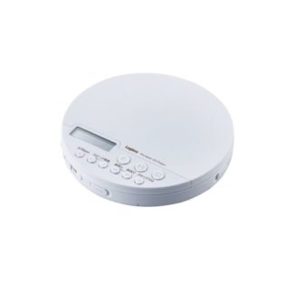 LCP-PAPL02WHポータブルCDプレーヤー/リモコン付属/有線対応/ホワイトロジテック㈱