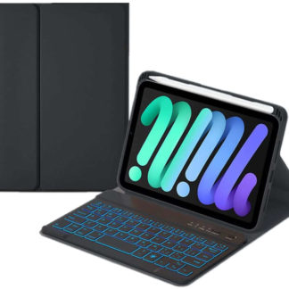 MDS-BTKCIPM6BK<BR>iPad mini（第6世代）対応 ワイヤレスキーボード付ケース ブラック<BR>㈱エムディーエス