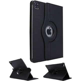 MDS-HCIPP129G5FL360BK<BR>iPad Pro 12.9（第5世代）対応 手帳型レザーフラップケース（360度） ブラック<BR>㈱エムディーエス