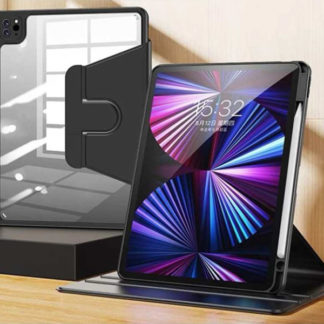 MDS-HCIPP129G5FL360BK2<BR>iPad Pro 12.9（第5世代）対応 フラップケース（360度） ブラック<BR>㈱エムディーエス
