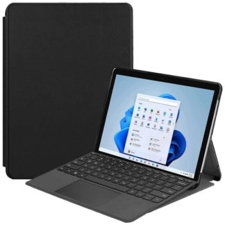 MDS-HCSFP8FLBK<BR>microsoft Surface Pro8対応 フラップケース ブラック<BR>㈱エムディーエス
