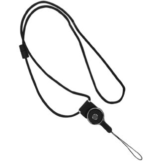 MDS-NSFS01BK<BR>ネックストラップ 2in1タイプ ブラック<BR>㈱エムディーエス