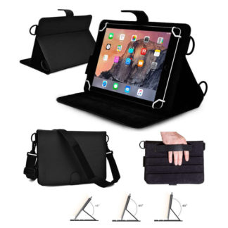 MDS-TCCHY910BK<BR>9～10.2インチタブレット対応 汎用手帳型レザーケース ブラック<BR>㈱エムディーエス