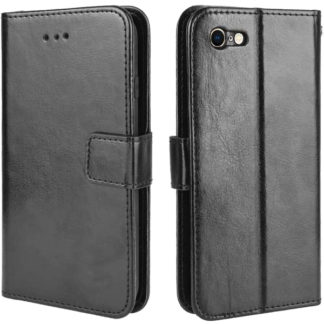 MDS-TCCIP5BK<BR>iPhone SE・5s・5対応 手帳型レザーケース ブラック<BR>㈱エムディーエス