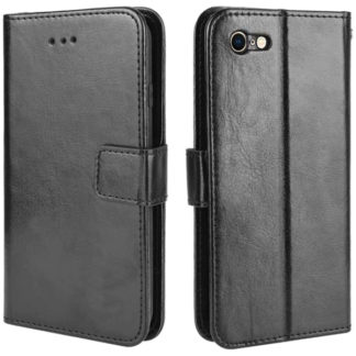 MDS-TCCIPSE2BK<BR>iPhone SE3・SE2・8・7対応 手帳型レザーケース ブラック<BR>㈱エムディーエス