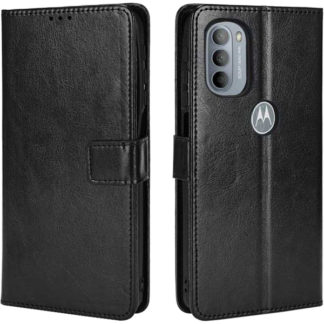 MDS-TCCMOTOG31BK<BR>MOTOROLA moto g31対応 手帳型レザーケース ブラック<BR>㈱エムディーエス