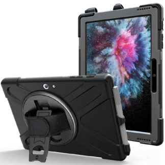 MDS-TSCSFG2BLTBK<BR>microsoft Surface Go3/Go2対応 耐衝撃ケース ブラック<BR>㈱エムディーエス