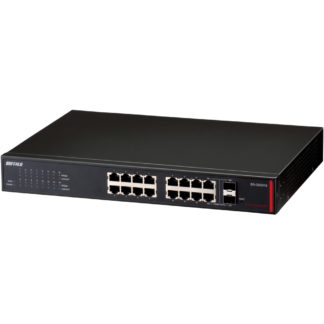 BS-GS2016<BR>レイヤー2 Giga スマートスイッチ 16ポート<BR>㈱バッファロー