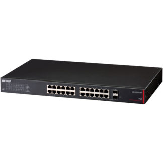 BS-GS2024P<BR>レイヤー2 Giga PoE スマートスイッチ 24ポート<BR>㈱バッファロー