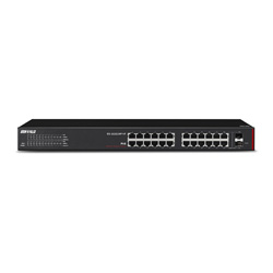 BS-GS2024P/HP<BR>法人向け Giga対応 Layer2スマート/大容量PoEスイッチ 24ポート<BR>㈱バッファロー