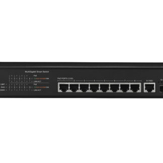 BS-MS2008P<BR>法人向け PoE対応 マルチギガ スマートスイッチ 8ポート<BR>㈱バッファロー