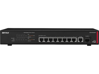 BS-MS2008P法人向け PoE対応 マルチギガ スマートスイッチ 8ポート㈱バッファロー