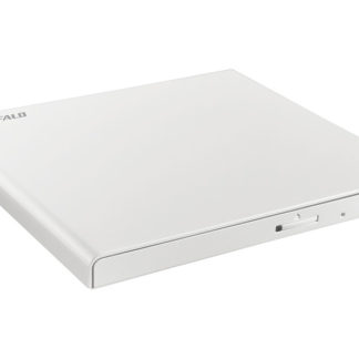 DVSM-PLV8U2-WHB<BR>USB2.0対応 ポータブルDVDドライブ 書込ソフト添付 ホワイト<BR>㈱バッファロー