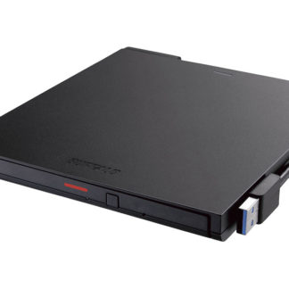 DVSM-PTR8U3-BKA<BR>USB3.2(Gen1)対応ポータブルDVD-ROMドライブ 読込専用モデル<BR>㈱バッファロー