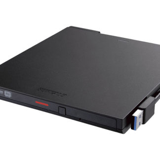 DVSM-PTS8U3-BKB<BR>USB3.2(Gen1)ポータブルDVDドライブ 再生・書込みソフト添付<BR>㈱バッファロー