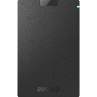 HD-PCG2.0U3-GBA<BR>ミニステーション USB3.1(Gen.1)対応 ポータブルHDD スタンダードモデル ブラック 2TB<BR>㈱バッファロー