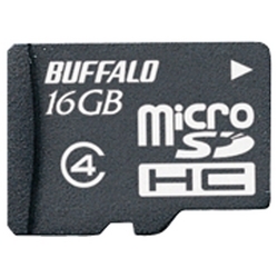 RMSD-BS16GB防水仕様 Class4対応 microSDHCカード 16GB㈱バッファロー