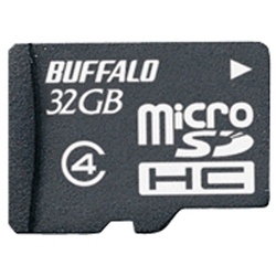 RMSD-BS32GB防水仕様 Class4対応 microSDHCカード 32GB㈱バッファロー