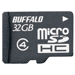 RMSD-BS32GB<BR>防水仕様 Class4対応 microSDHCカード 32GB<BR>㈱バッファロー
