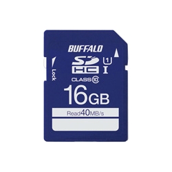 RSDC-016GU1S<BR>UHS-I Class1 SDHCカード 16GB<BR>㈱バッファロー